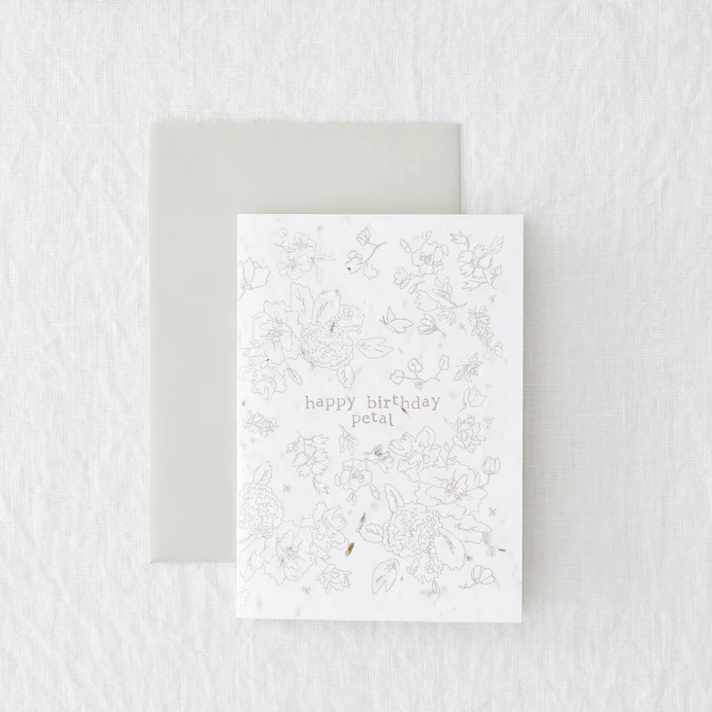 Birthday Petal Greetings Card
